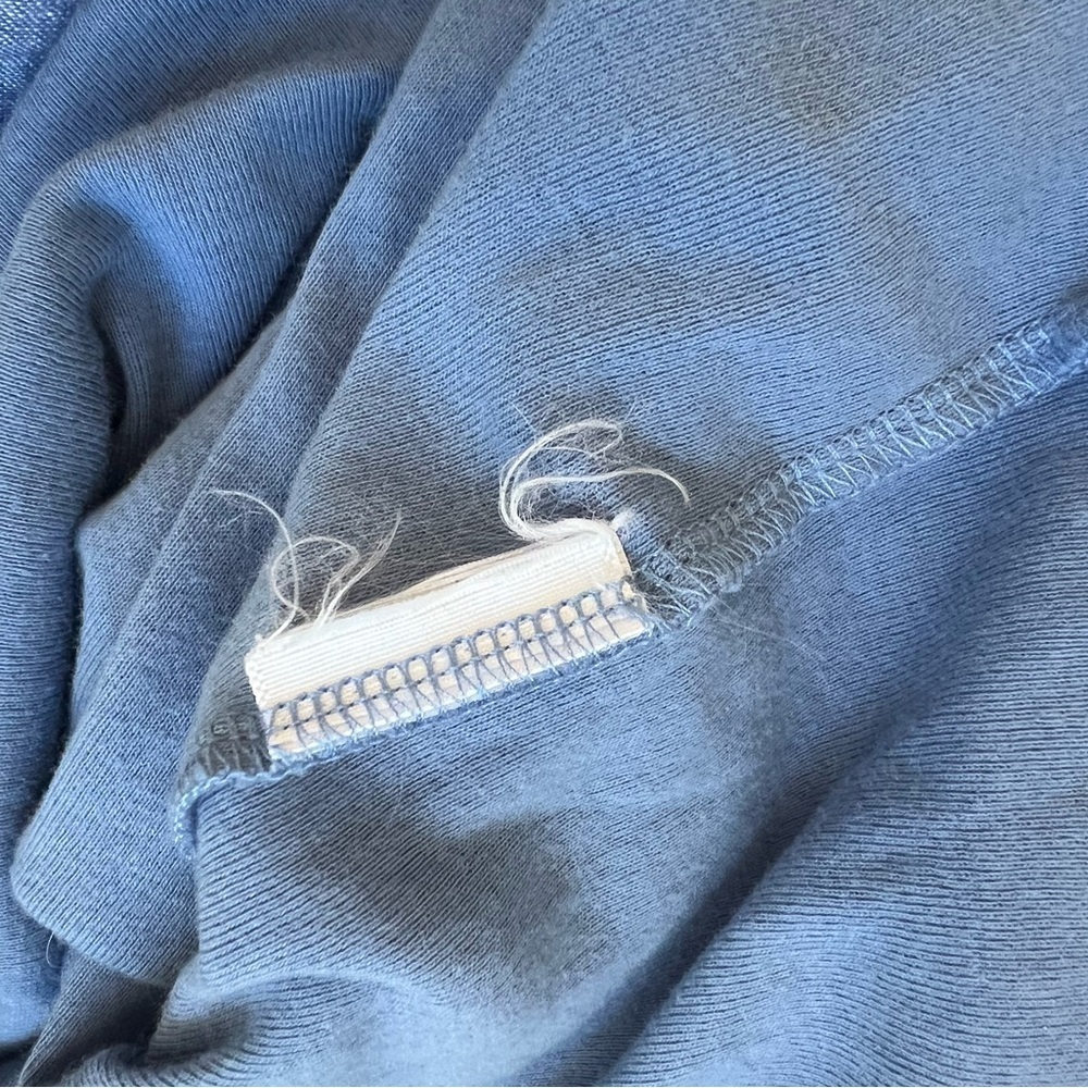 Joie Warby 100% Linen Blue Tunic Dress Cover Up with Embroidery,  XXS - Picture 11 of 11